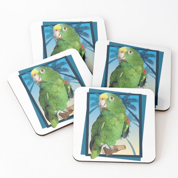 Item preview, real amazon parrot designed and sold by obscurite.