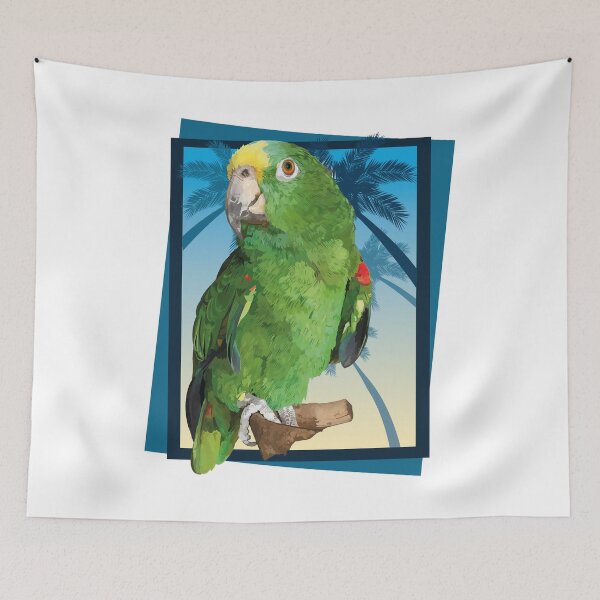 Item preview, real amazon parrot designed and sold by obscurite.