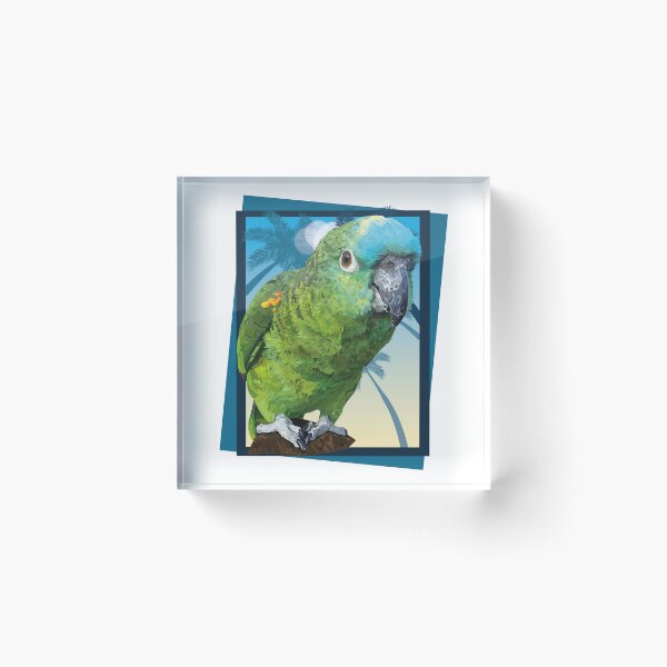 Item preview, blue-fronted amazon designed and sold by obscurite.