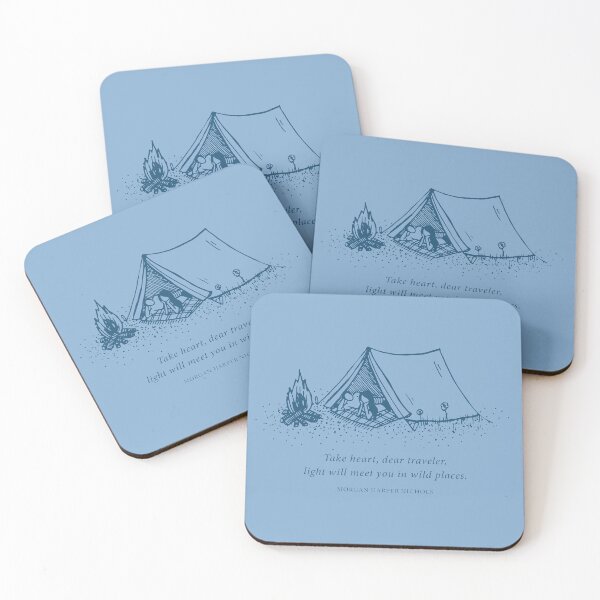 Item preview, Campfire Couple on an Outdoor Adventure designed and sold by Manda Creates.