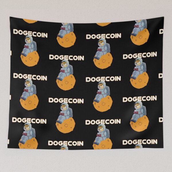 Item preview, Doge Moon Man Planet Dogecoin Crypto designed and sold by Bitcoin-Fashion.