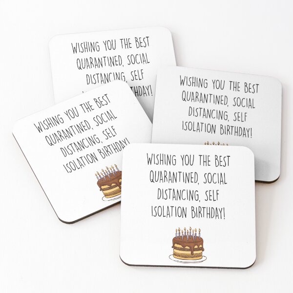 Item preview, Wishing you the best quarantined, social distancing, self isolation birthday designed and sold by Miss Kinder Classroom.