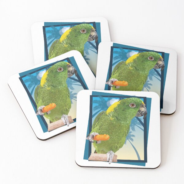 Item preview, yellow-naped parrot designed and sold by obscurite.