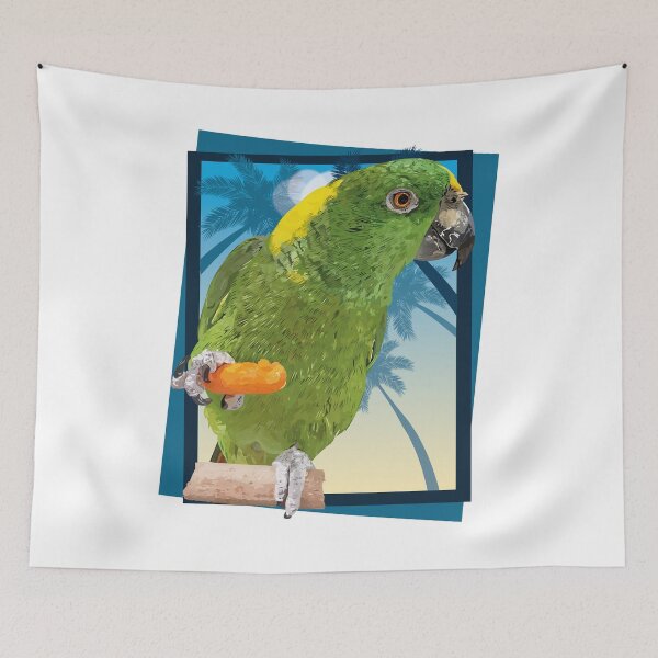 Item preview, yellow-naped parrot designed and sold by obscurite.