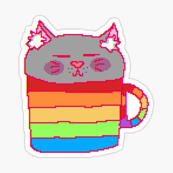 Sticker Nyan Cat Redbubble