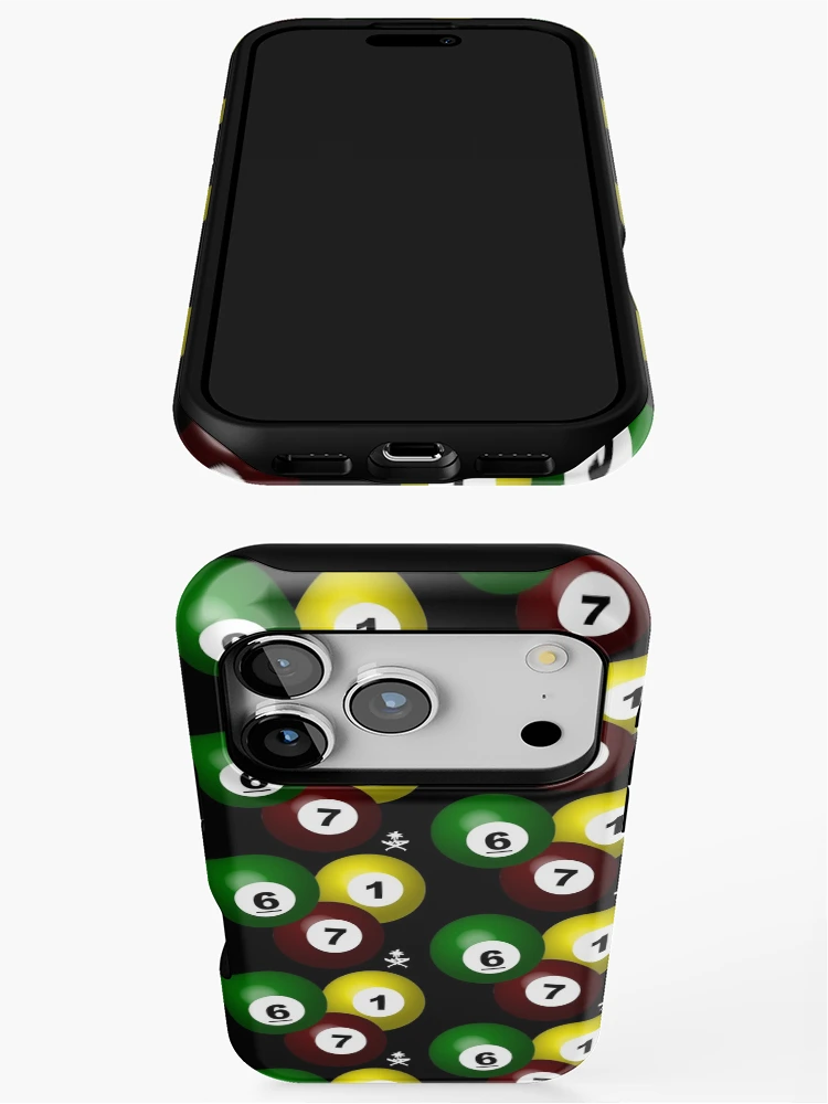Thumbnail 3 of 4, iPhone Case, GUAM RUN 671 Billiards Pool designed and sold by RUN671GUAM.