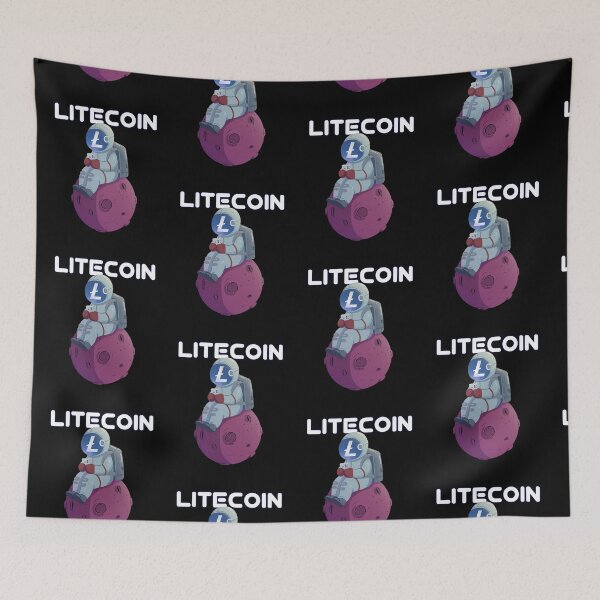 Item preview, Moon Man Planet Litecoin LTC Crypto designed and sold by Bitcoin-Fashion.