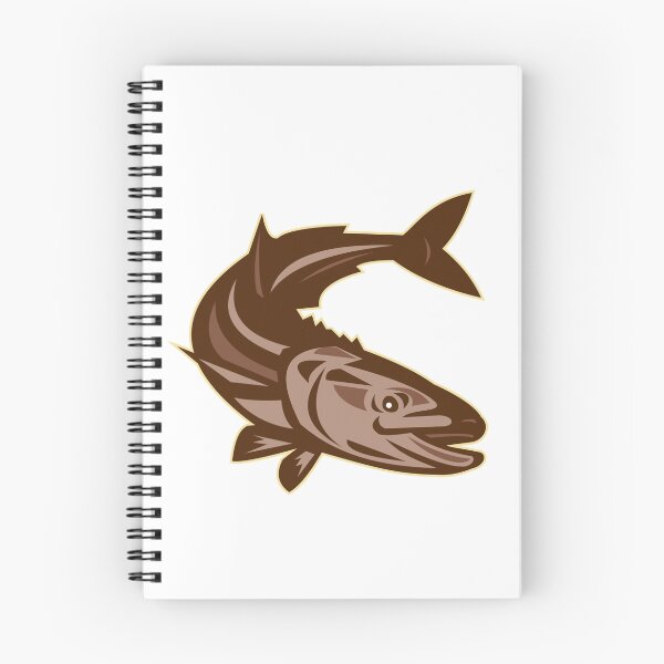 Item preview, Cobia Fish Diving Down Retro designed and sold by patrimonio.