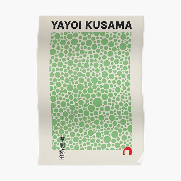 Retro Yayoi Kusama Poster