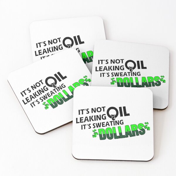 Item preview, Oil; Sweating Dollars; designed and sold by StickerApe.