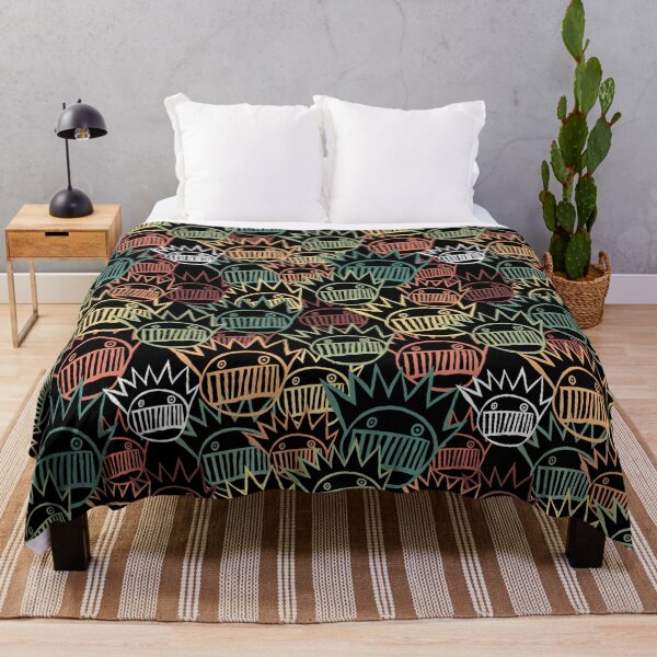 Boognish pattern Throw Blanket