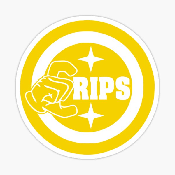 "Crips Yellow" Sticker for Sale by 89129graphics Redbubble