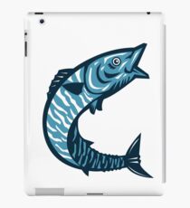 Wahoo Fish Jumping Isolated Retro iPad Case/Skin