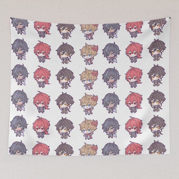 Item preview, Genshin Impact Chibi Gang designed and sold by Genkigecko.