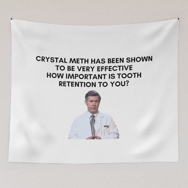 Item preview, 30 Rock - Dr Leo Spaceman - Crystal meth has been shown to be very effective, how important is tooth retention to you? designed and sold by LeoSpaceman.