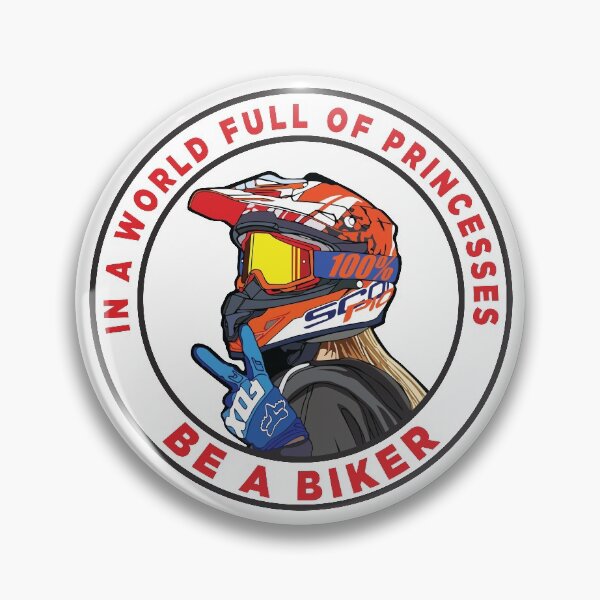 Item preview, In A World Full Of Princesses Be a Biker, Biker, Women designed and sold by embrostore.