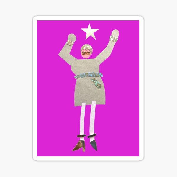 verka very crazy sexy violet pink purple Sticker