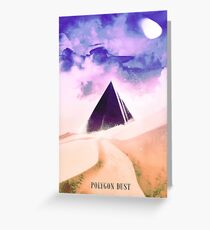 Polygon Dust Greeting Card