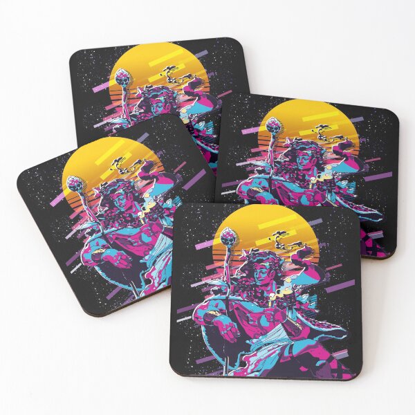 Dionysus - Hades (80s Retro) Coasters (Set of 4)