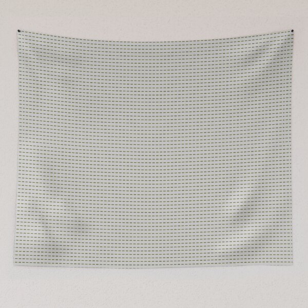 Item preview, Dash stripe, green on off-white designed and sold by ncxadair.
