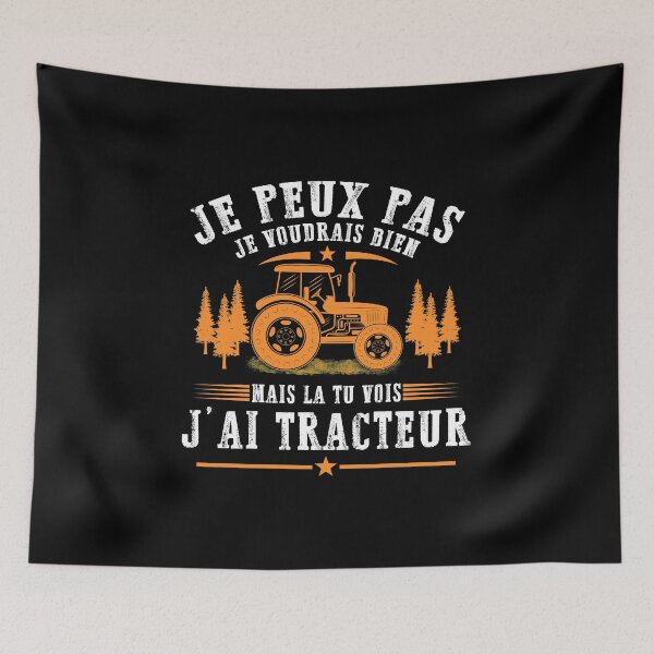 Item preview, Fermier agriculteur Tee Shirt Pour Hommes T-shirt Je Peux Pas J'ai Tracteur cadeau de fête des pères designed and sold by Sifoustore.