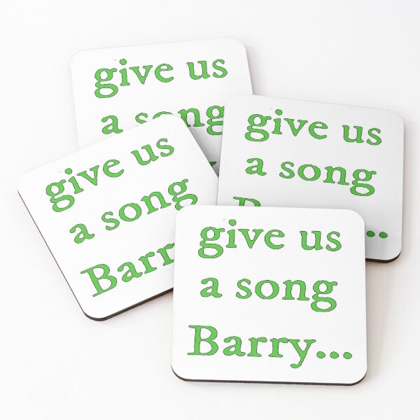 Item preview, Apropos of nothing: Give us a song Barry designed and sold by halibutgoatramb.