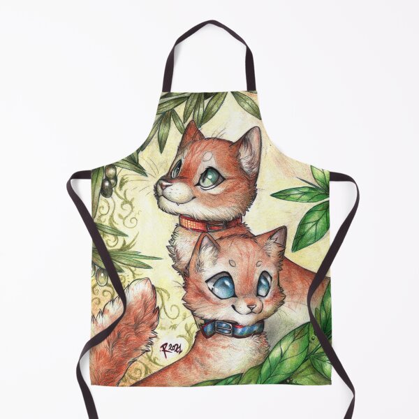 Item preview, Two Red Cats - Olive and laurel designed and sold by Furiarossa.