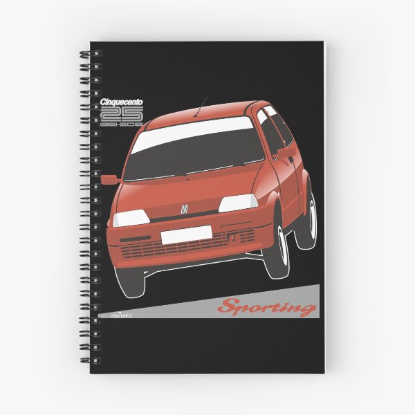 Item preview, Fiat Cinquecento Sporting red designed and sold by car2oonz.