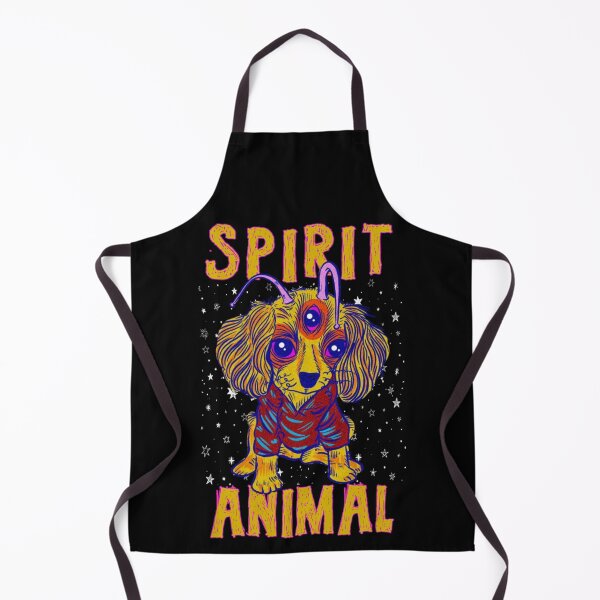 Item preview, Psychedelic spirit animal - weird psychedelic space dog designed and sold by SidTastic .