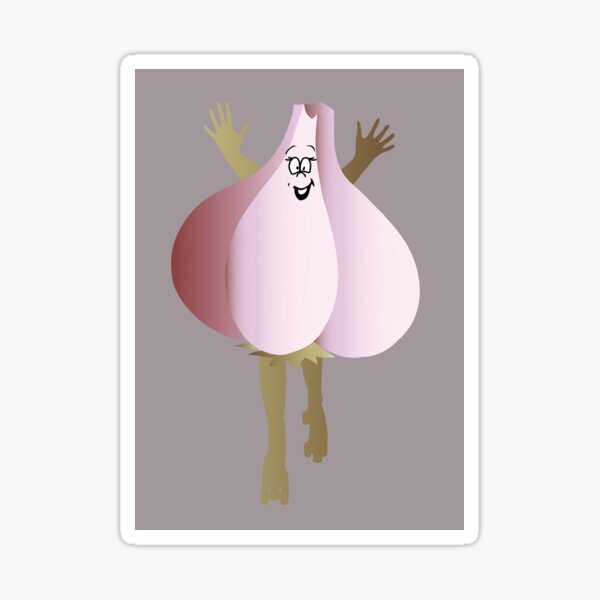 Item preview, Garlic with Rollerblades designed and sold by Design4uStudio.