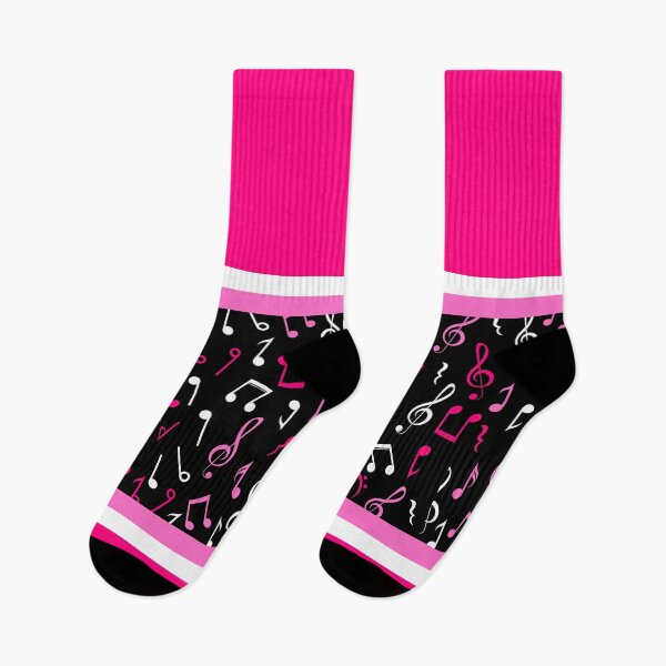Item preview, Music pink pattern on black designed and sold by Chantelle  Spies.