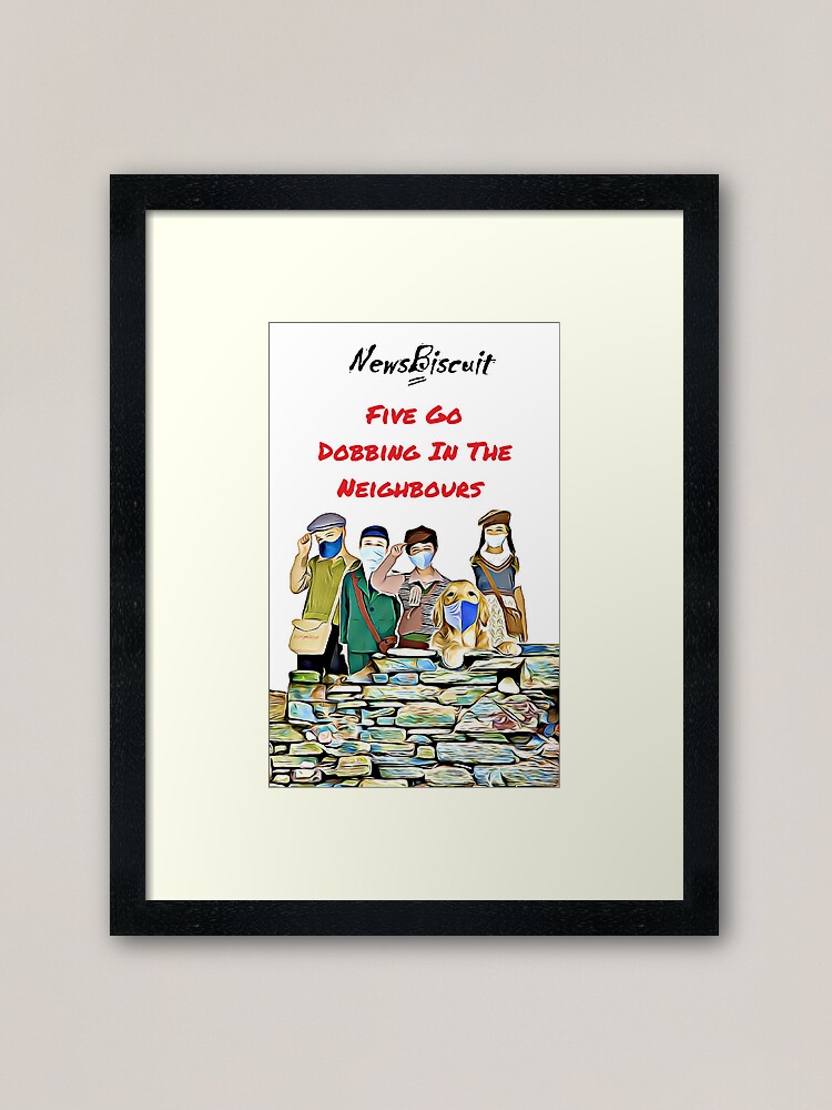 Thumbnail 1 of 7, Framed Art Print, Five Go Dobbing designed and sold by wrenfoe.