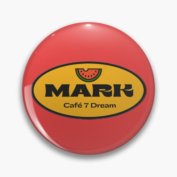 Item preview, NCT Dream Mark Name Tag Watermelon Cafe 7 Dream designed and sold by katherinesbored.