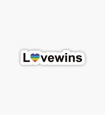 Love wins Sticker