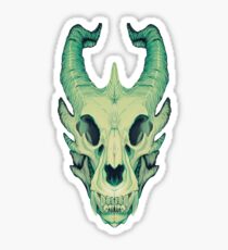 Dragon Skull Sticker