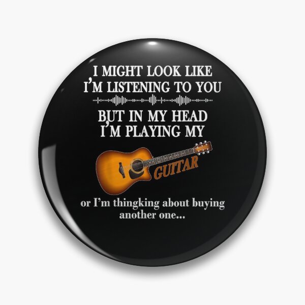 Item preview, I Might Look Like I'm Listening To You Guitar Lover Gift  designed and sold by rubysheila.