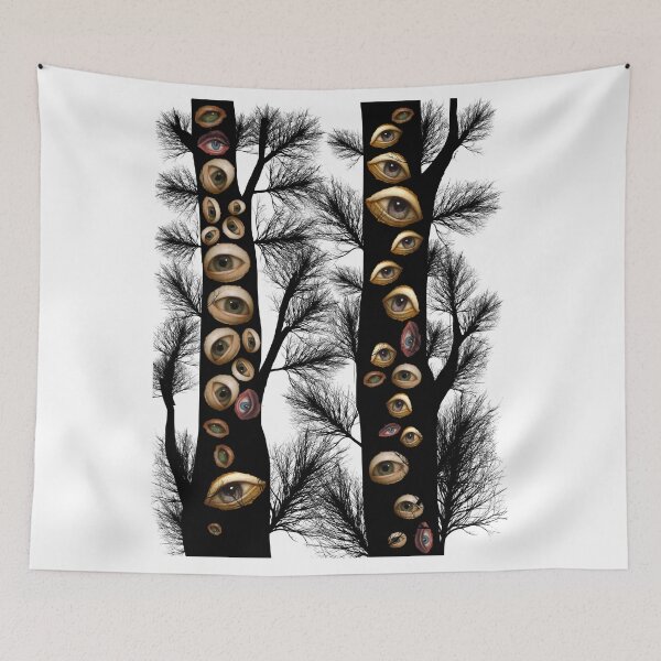 Item preview, hairy trees designed and sold by AWAarts.