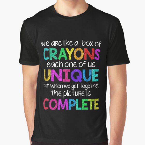 We are Like a Box of Crayons Poster for Sale by Miss Kinder Classroom
