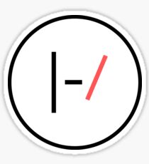 beiliegende Striche Sticker