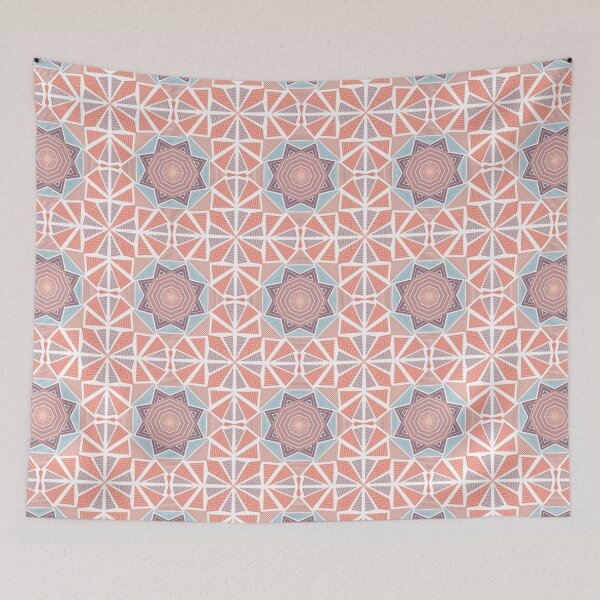 Item preview, Pink geometry designed and sold by Moksha Patterns.