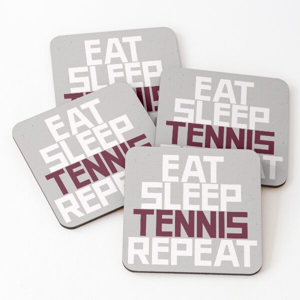 Item preview, EAT SLEEP TENNIS REPEAT  designed and sold by CoopClothing.