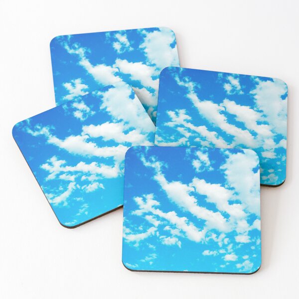 Item preview, Cirrus clouds in the bright blue sky, natural background  designed and sold by helenkaiy.