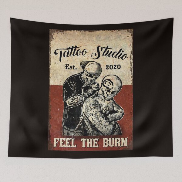 Item preview, Tattoo studio feel the burn designed and sold by Cisnerosf97.