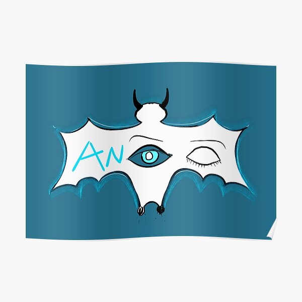 "Bat an eyelid" Poster by Dsketchartist Redbubble