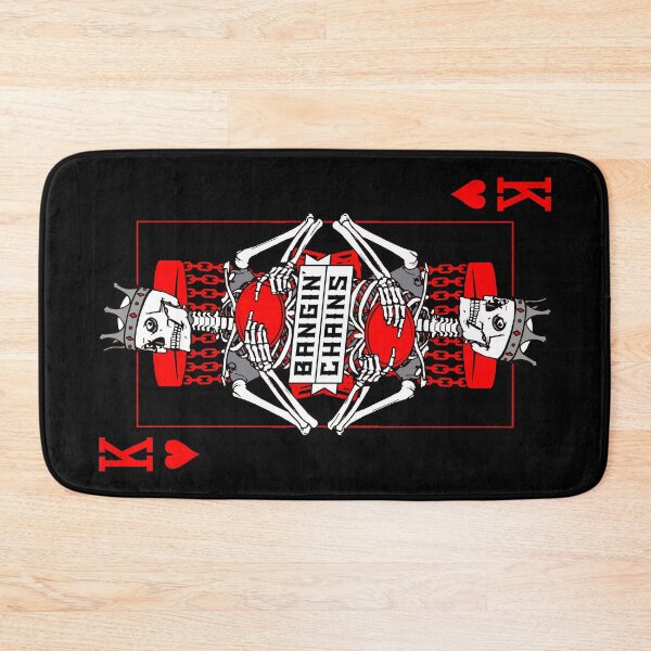 Item preview, Bangin' Chains Disc Golf Gothic King Of Hearts Skull Card designed and sold by GrandeDuc.