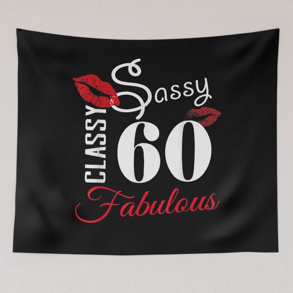 Item preview, Sassy Classy 60 Fabulous Red Gift  designed and sold by rubysheila.