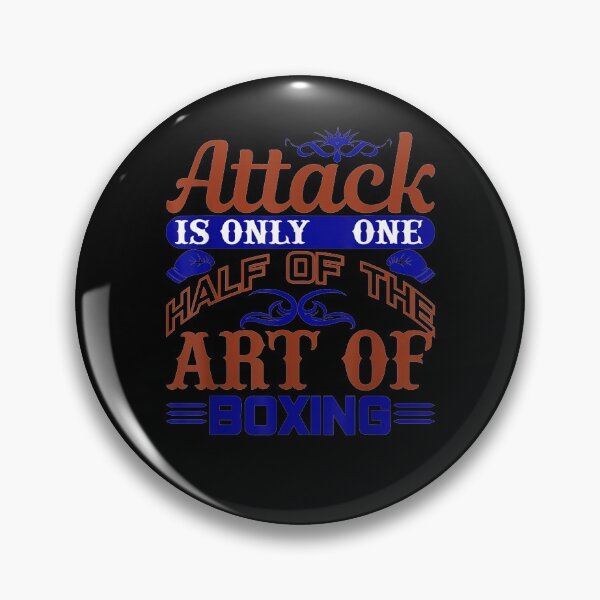 Item preview, Boxing Artwork Attack Is Only A Half Of Boxing Art Gift  designed and sold by rubysheila.