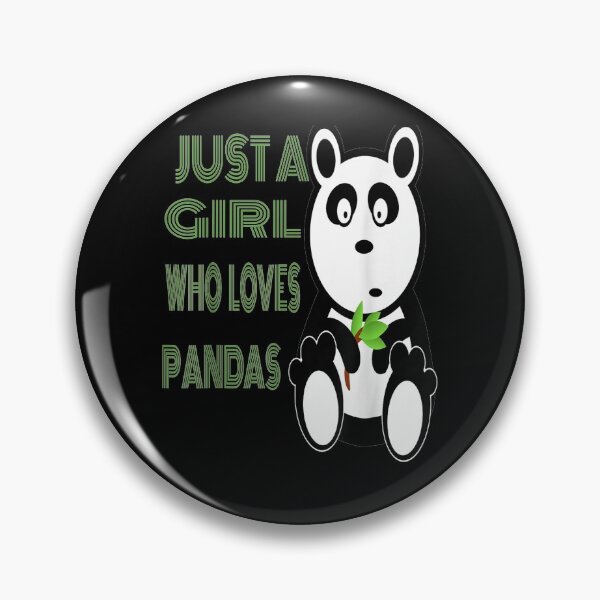 Item preview, Just A Girl Who Loves Pandas Gift  designed and sold by rubysheila.