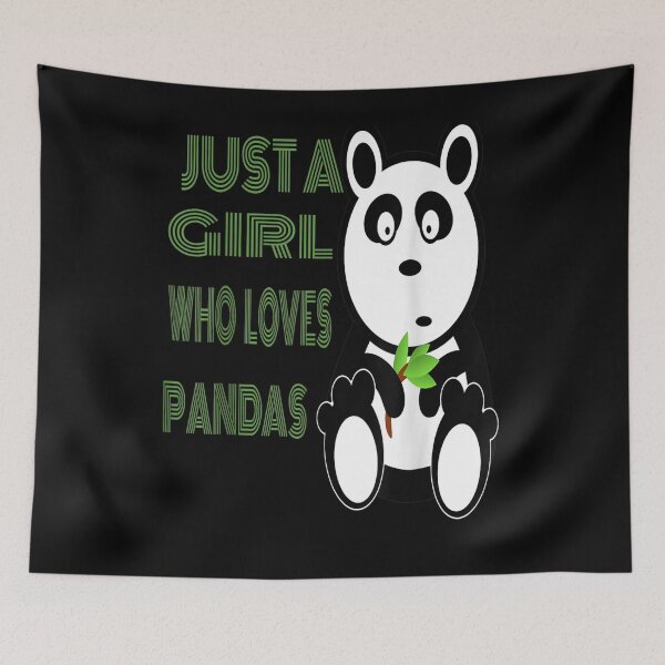 Item preview, Just A Girl Who Loves Pandas Gift  designed and sold by rubysheila.