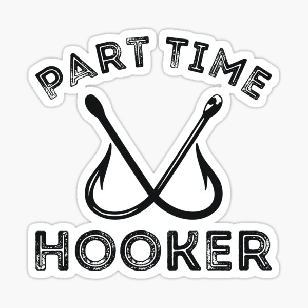 Hooker Fishing Stickers for Sale